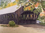 Covered bridge in Maine