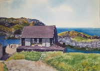 Painting of Monhegan Island